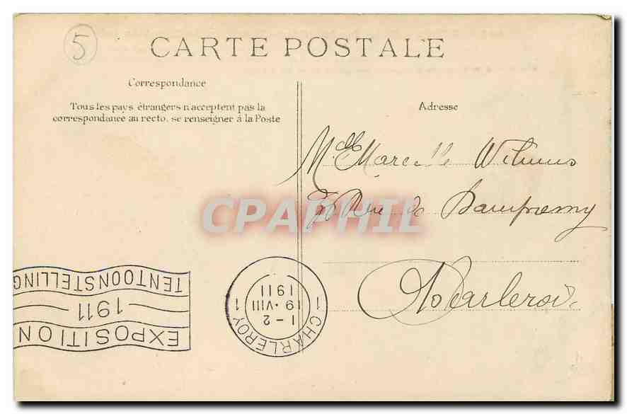 CPA Paris Hotel des Invalides Tombeau de Napoleon I  — Rückseite