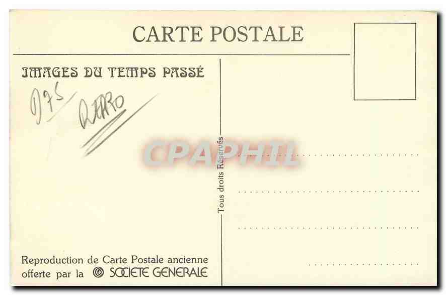 REPRO Paris Rue de Clichy Rue de Londres  — Rückseite