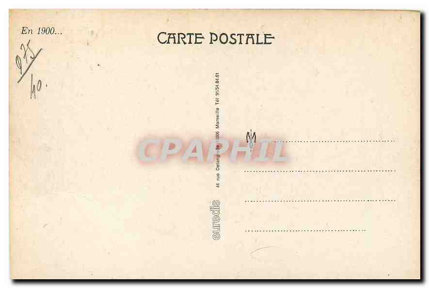 REPRO Paris Le boulevard St Denis  — Rückseite