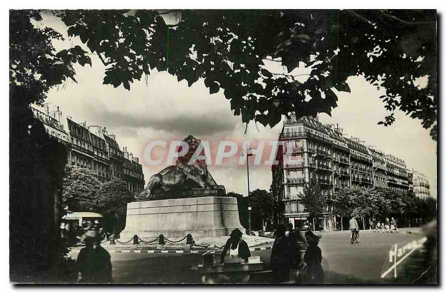 CPA Paris Le Lion de Belfort 