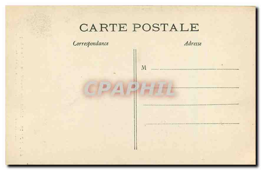 CPA Paris Hotel des Invalides La Chapelle  — Rückseite