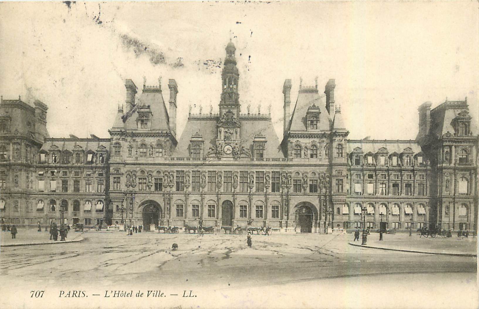 CPA Paris l'Hotel de Ville 