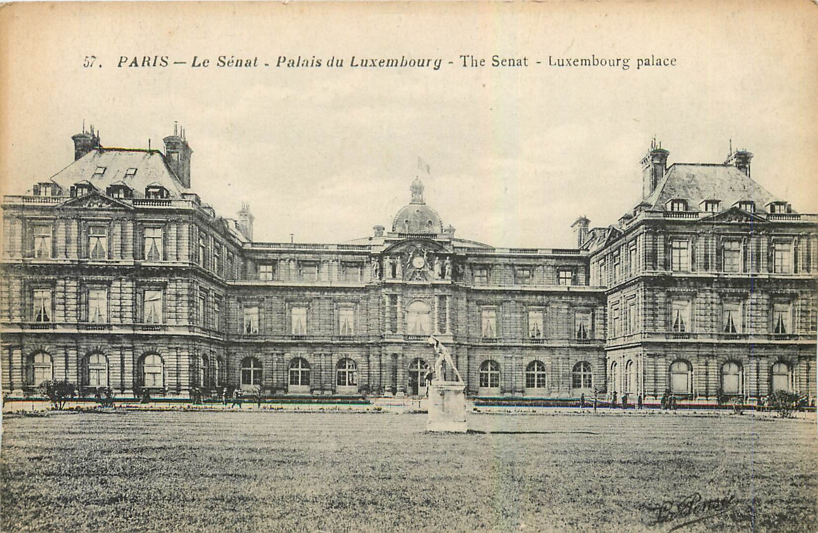 CPA Paris Le Senat Palais du Luxembourg 