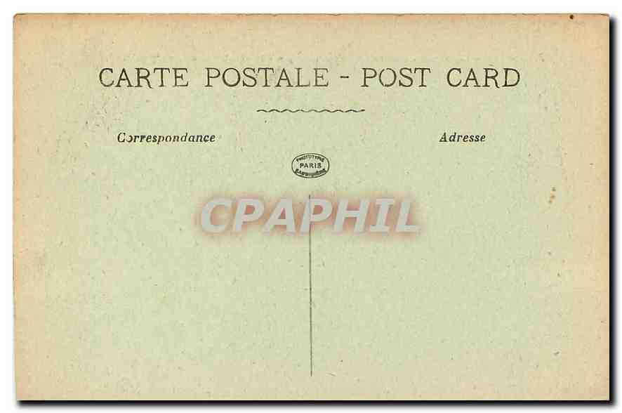 CPA Paris Le Senat Palais du Luxembourg  — Rückseite
