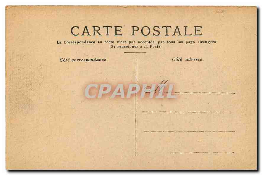 CPA Paris l'Hotel de Ville  — Rückseite