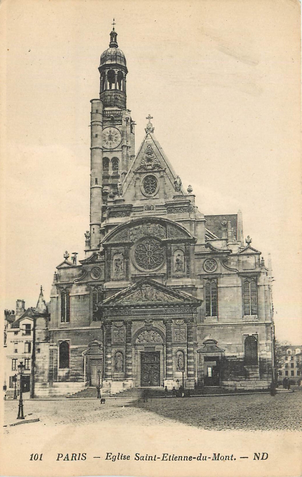 CPA Paris Eglise Saint Etienne du Mont 