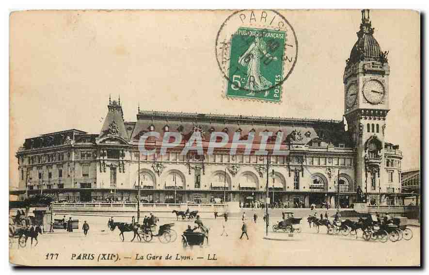 CPA Paris La Gare de Lyon 