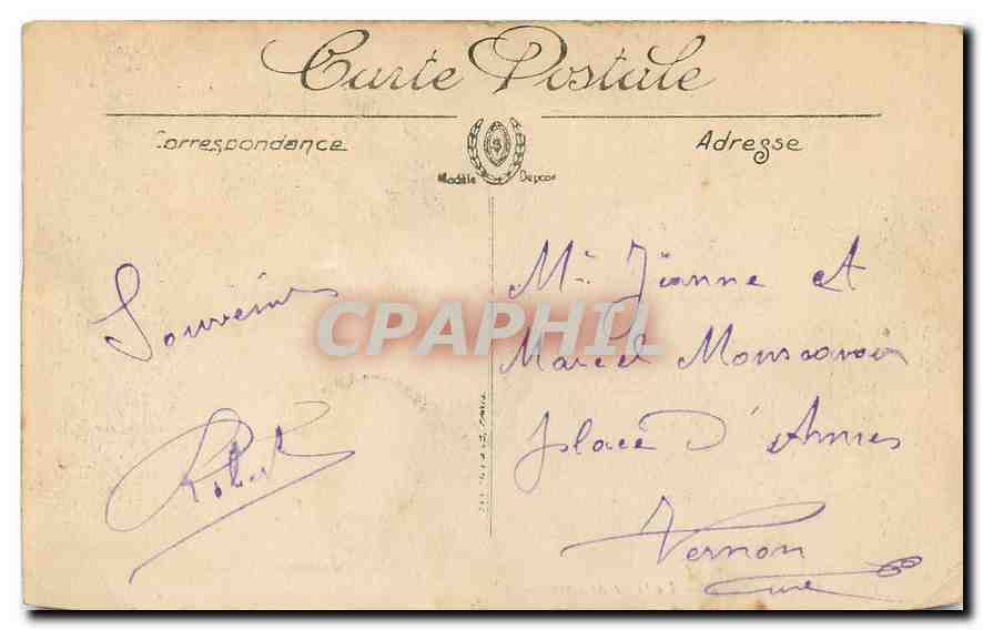 CPA Paris La Gare de Lyon  — Rückseite