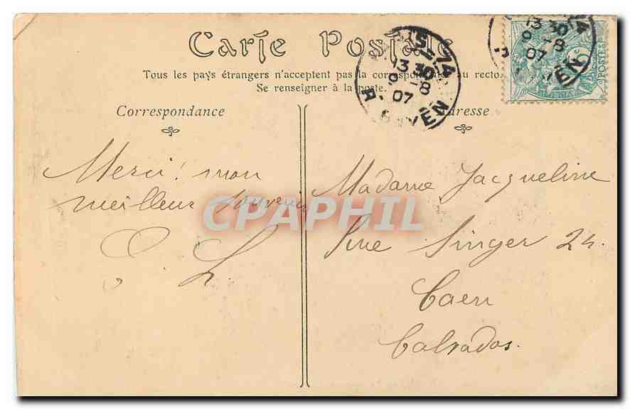 CPA Paris Le nouveau Louvre  — Rückseite