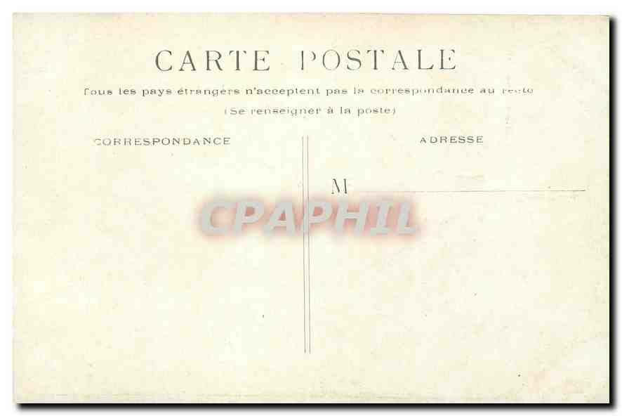 CPA Paris Invalides  — Verso