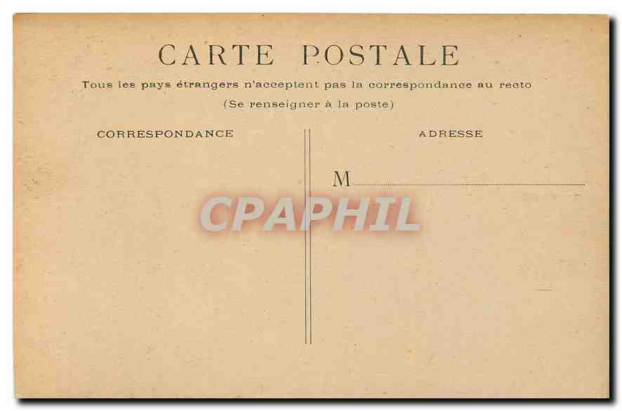 CPA Paris Invalides  — Rückseite