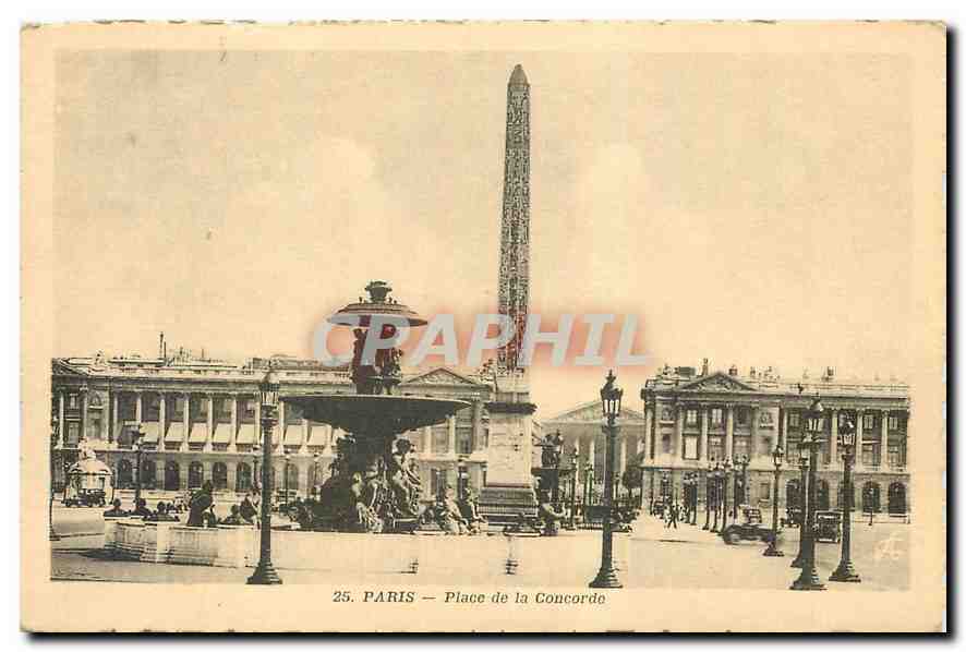 CPA Paris Place de la Concorde 