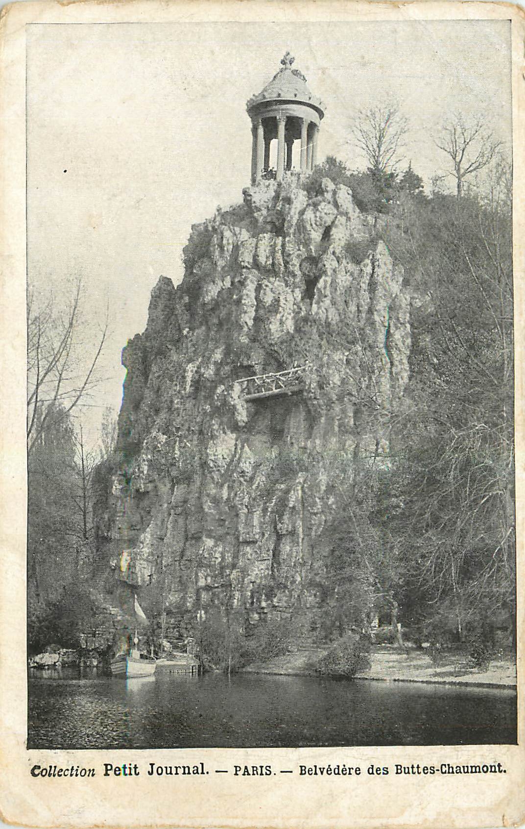 CPA Petit Journal Paris Belvedere des Buttes Chaumont 