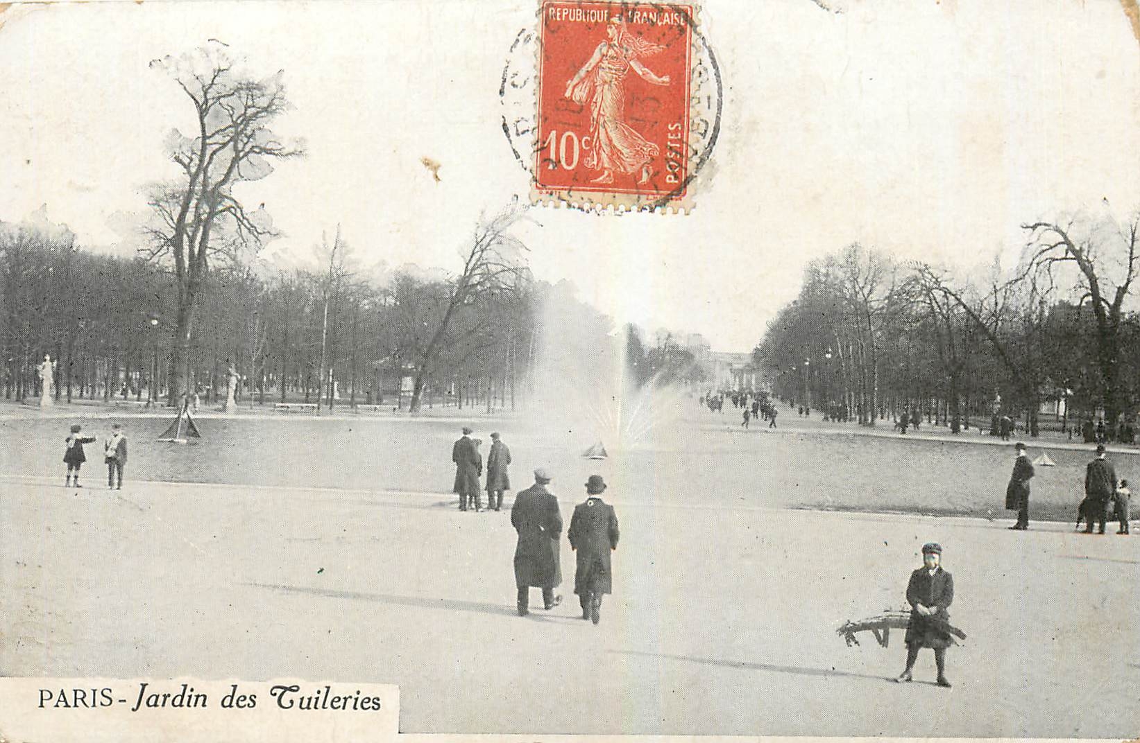 CPA Paris Jardin des Tuileries 