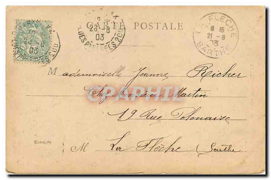 CPA Paris Voltaire  — Rückseite