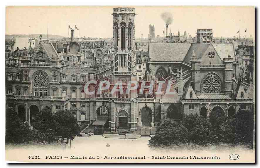 CPA Paris Mairie du I Arrondissement Saint Germain l'Auxerrois 