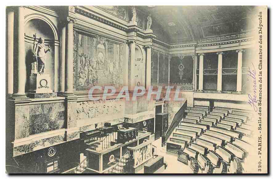 CPA Paris Salle des Seances de la Chambre des Deputes 