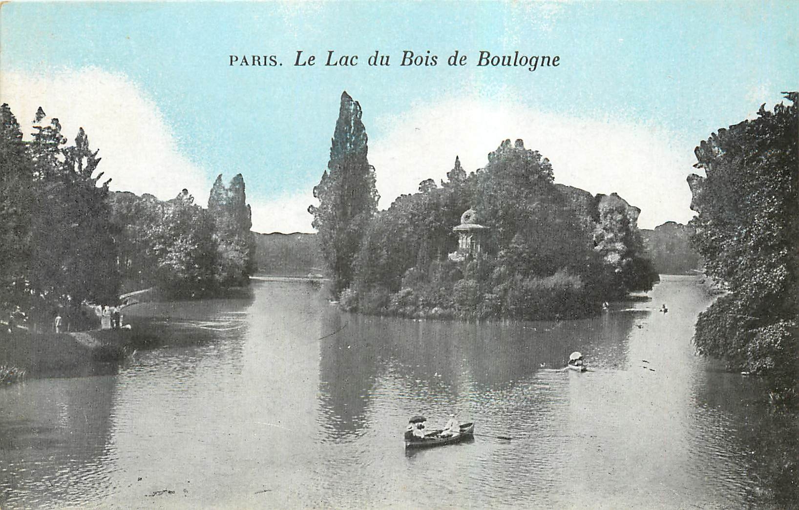 CPA Paris Le Lac du Bois de Boulogne 