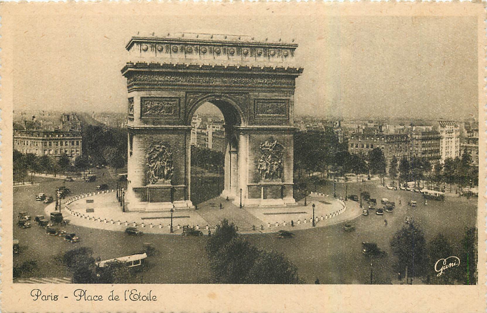 CPA Paris Place de l'Etoile 