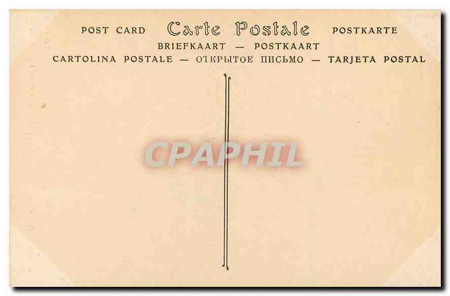 CPA Paris Notre Dame Facade Tympain du Portail central detail  — Verso