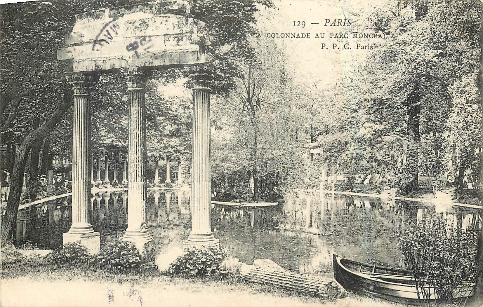 CPA Paris La Colonnade au Parc Monceau 