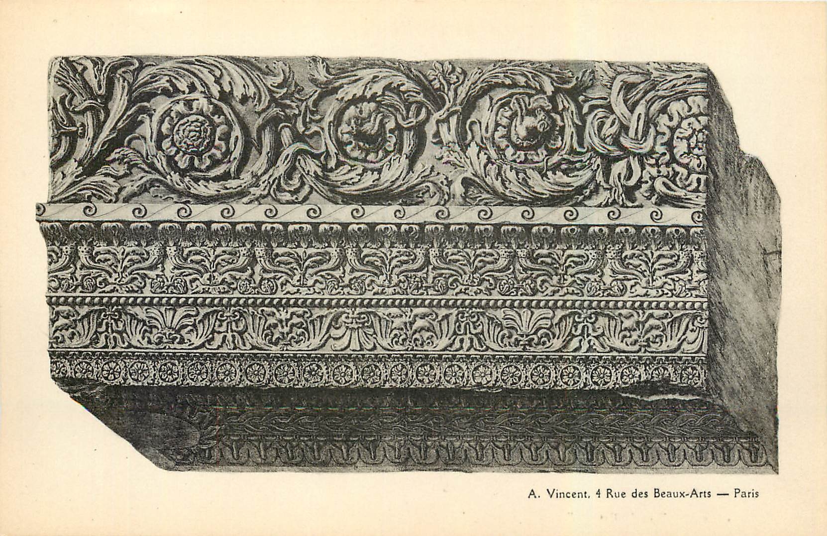CPA A Vincent 4 Rue des Beaux Arts Paris 