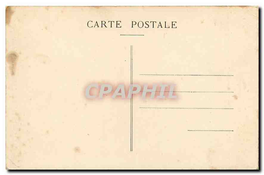 CPA Paris Le Palais de Justice et la Sainte Chapelle  — Rückseite