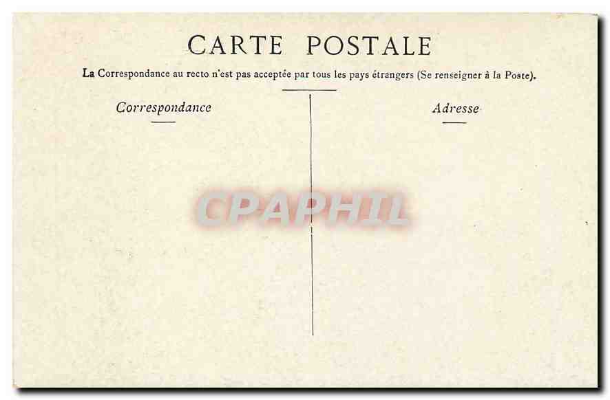 CPA Paris Eglise St Augustin & le boul Malesherberg  — Verso