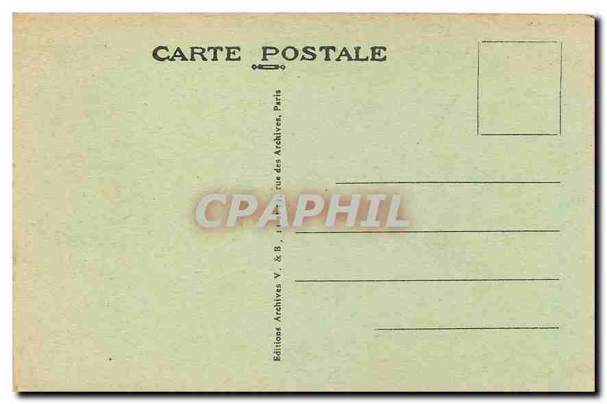 CPA Paris Le Petit Palais  — Rückseite