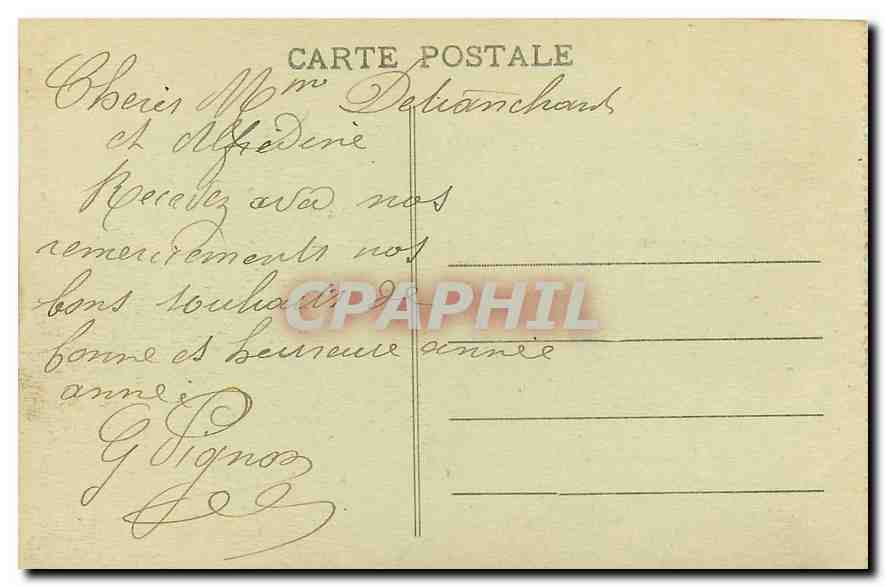 CPA Paris Le Grand Palais  — Rückseite