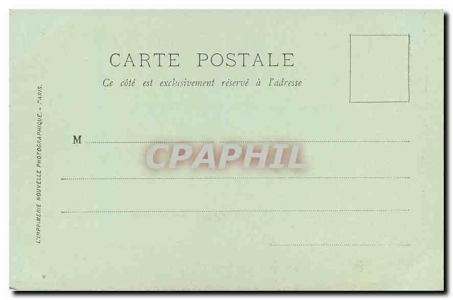 CPA Paris Notre Dame Tombeau de Mgr Affre  — Rückseite