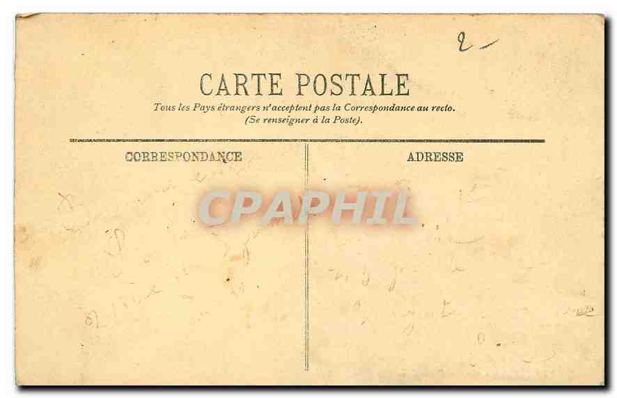 CPA Paris La Place de la Concorde  — Rückseite