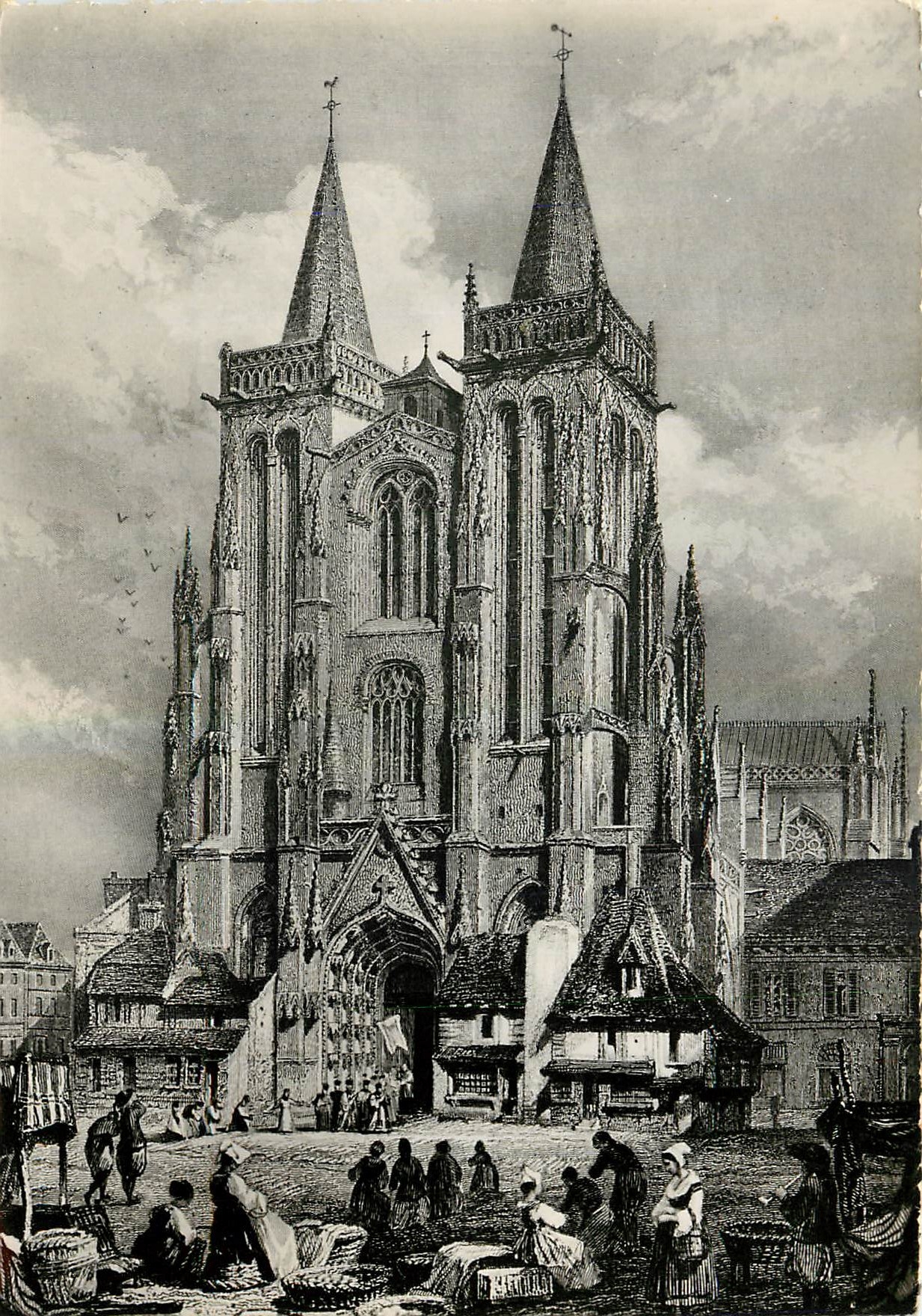 CPM Cathedrale Saint Corentin Quimper Finistere 