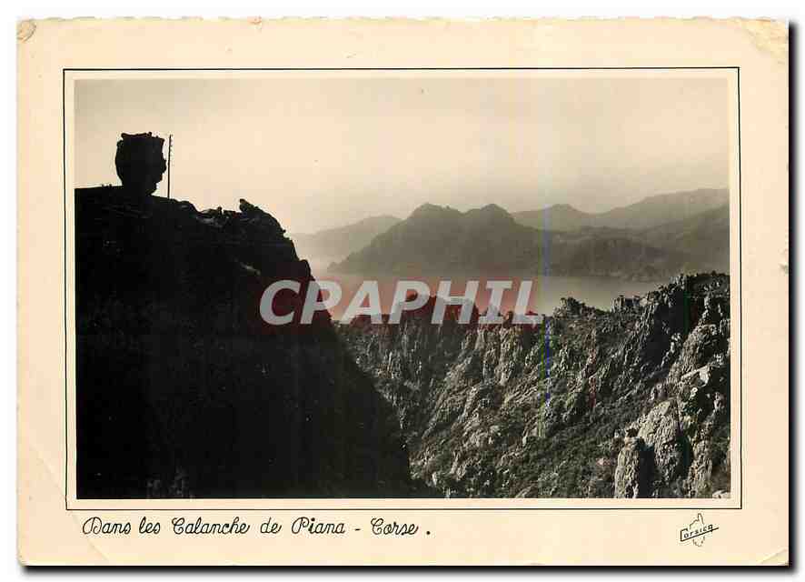 CPM La Corse Ile de Beaute Dans les calanche de Piana 