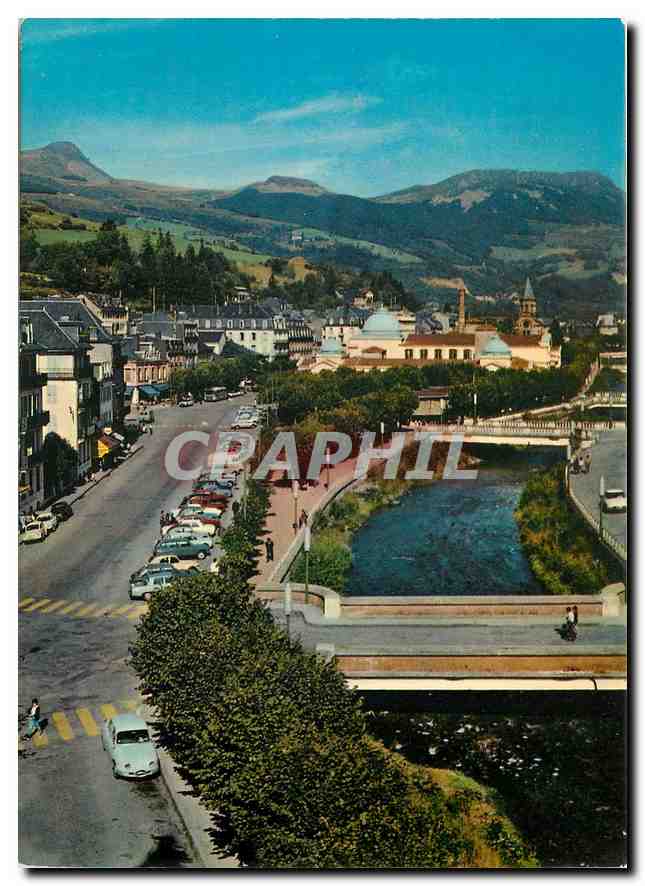La Bourboule — vue panoramique avec la Dordogne et les monts — éditeur Grenoble
