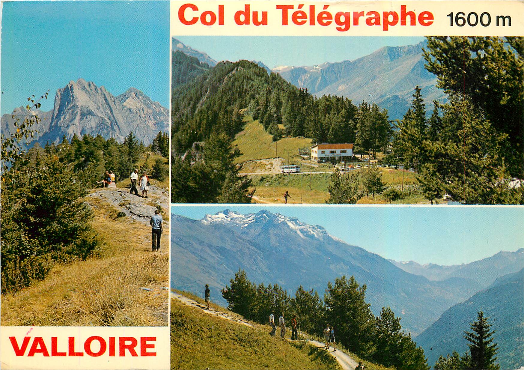 CPM Col du Telegraphe Vallee de la Maurienne Perron des Encombres Valloire