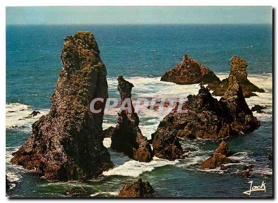 Les Aiguilles de Port-Coton — Belle-Ile-en-Mer 56 — Éditions d'Art 'Jack' n°3146