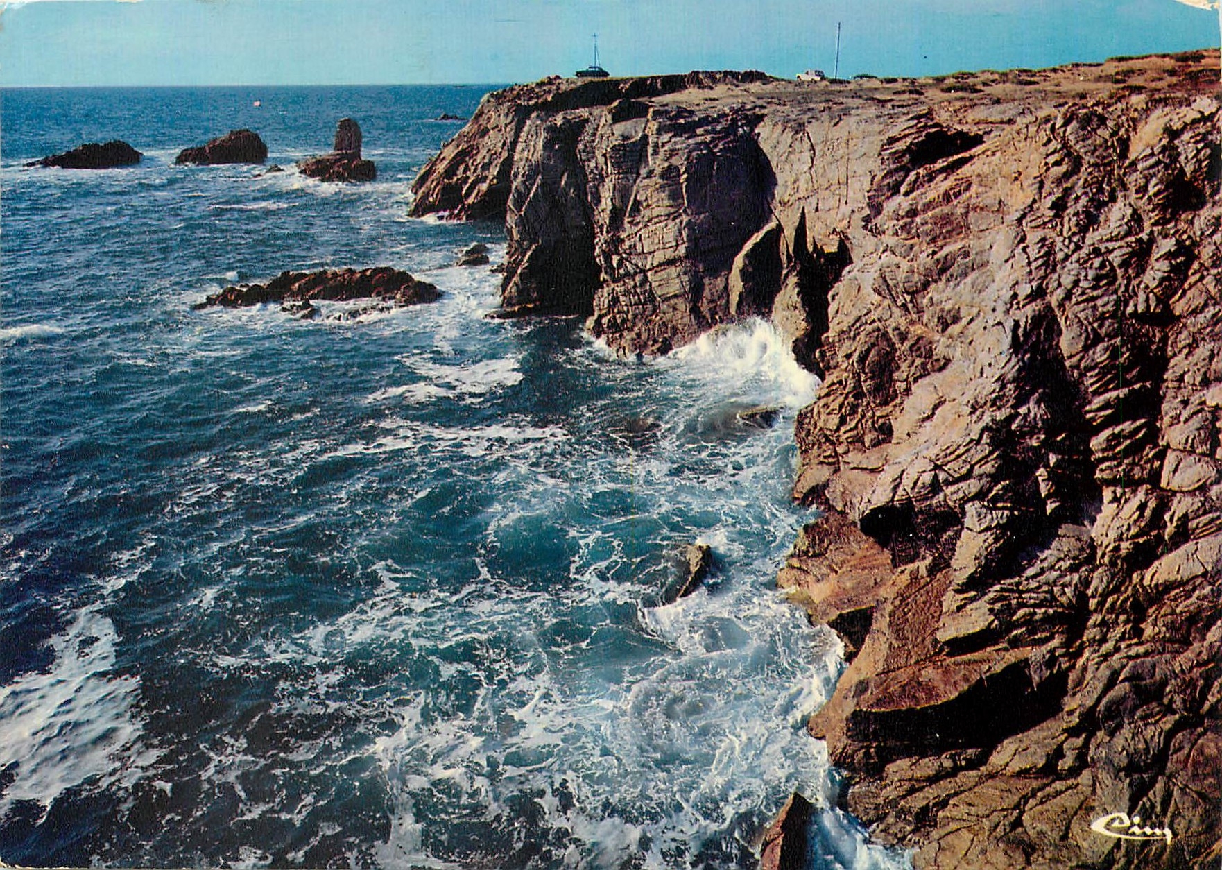 CPM Presquile de Quiberon Portivy Morbihan La Cote Sauvage 
