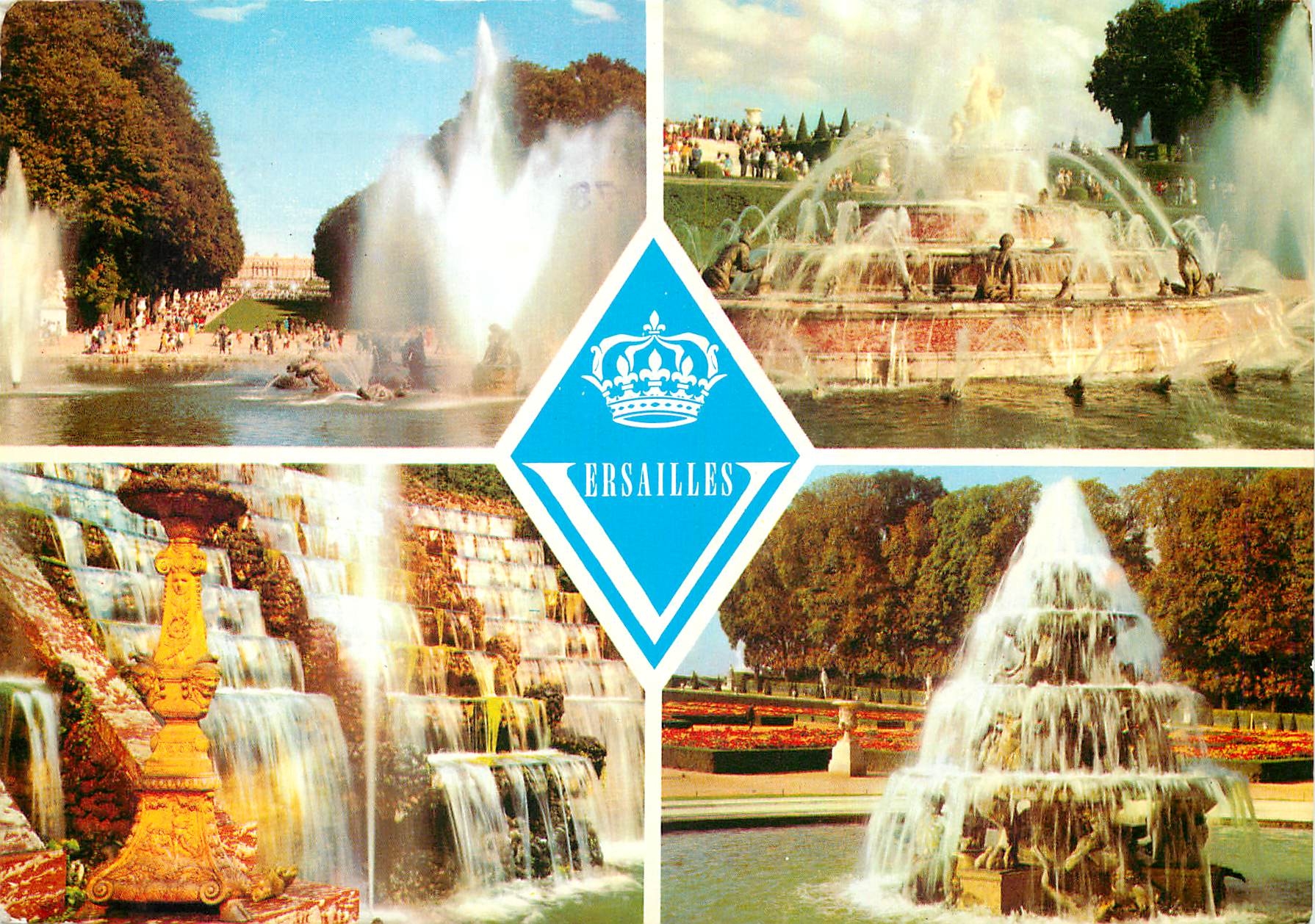 Versailles — Fontaines et cascades — Éditions d'Art Versailles, n° 453