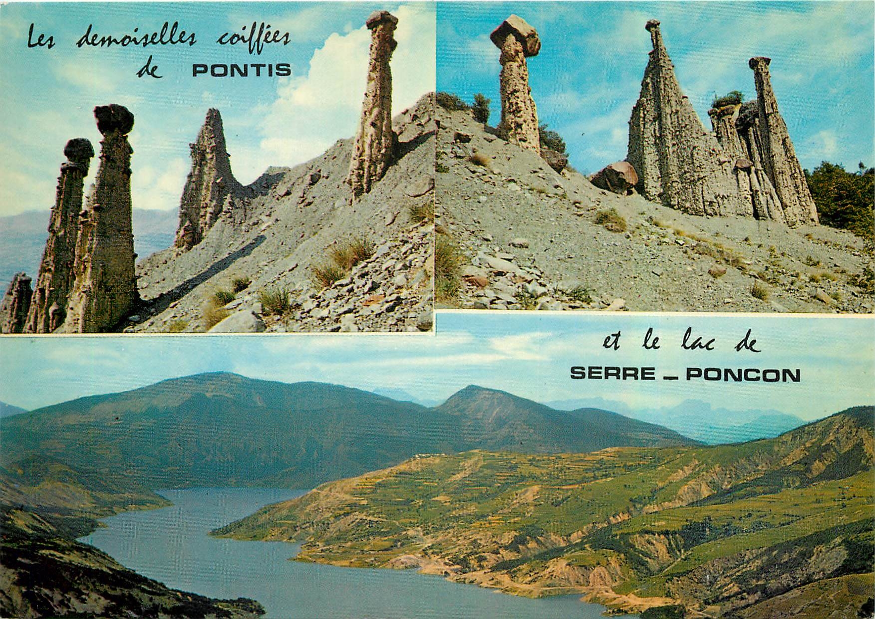 Les demoiselles coiffées de Pontis et le lac de Serre-Ponçon — Éditions J. Cellard