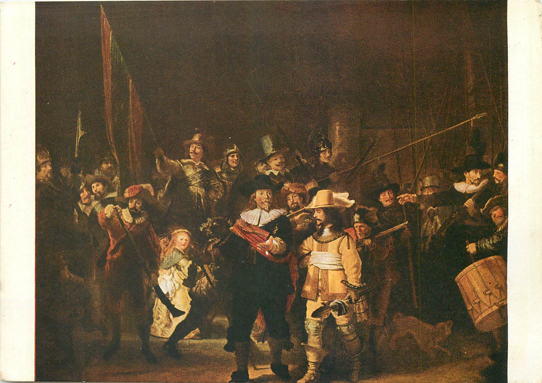 CPM Rembrandt van Ryn La ronde de nuit 