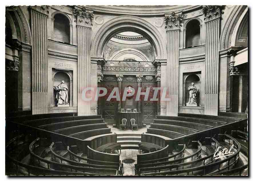 CPM L'Institut de France Hemicycle de la Coupole au fond Buste du Duc d'Aumale donateur du Musee Con