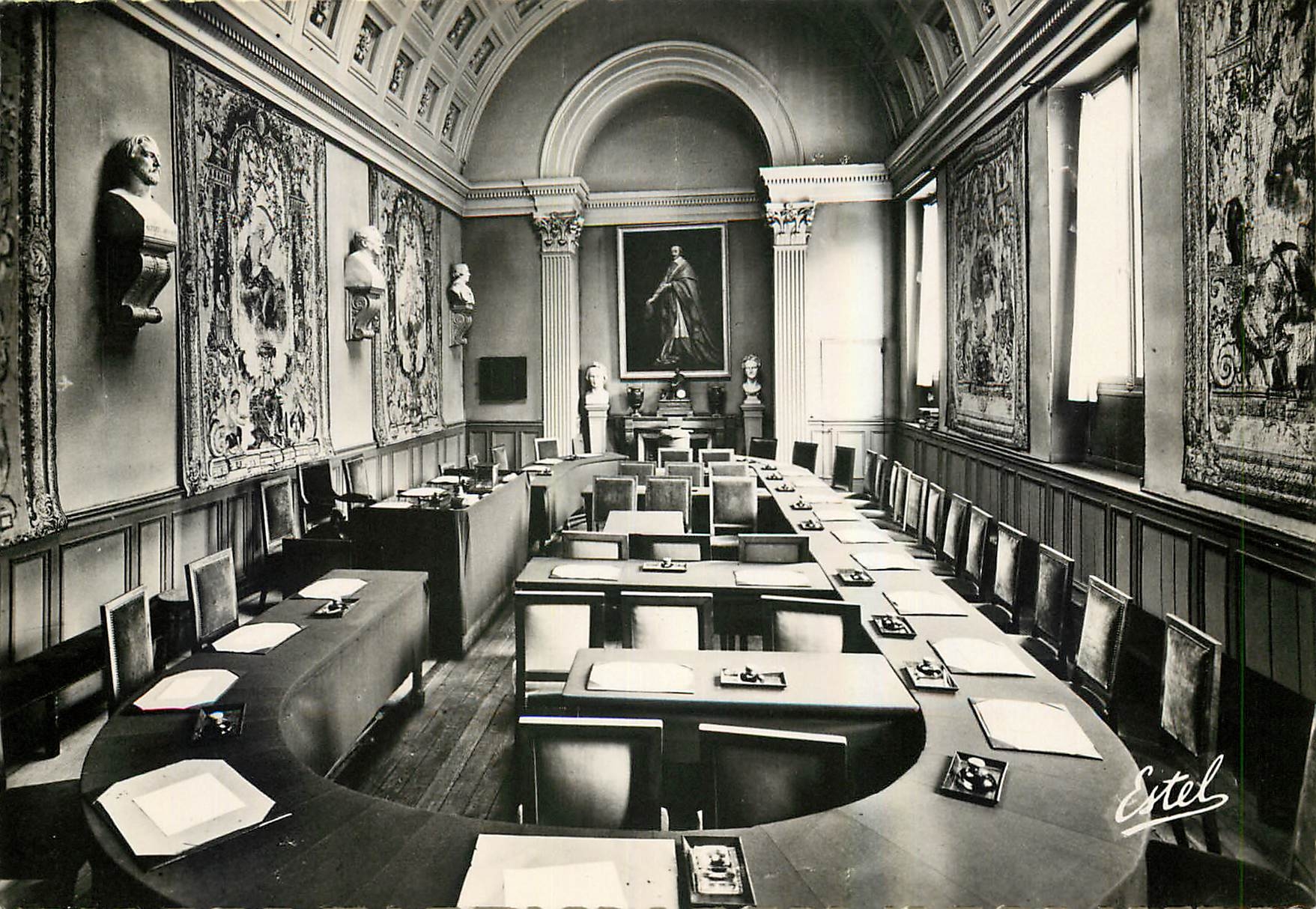 CPM L'Institut de France Salle de l'Academie Francaise 