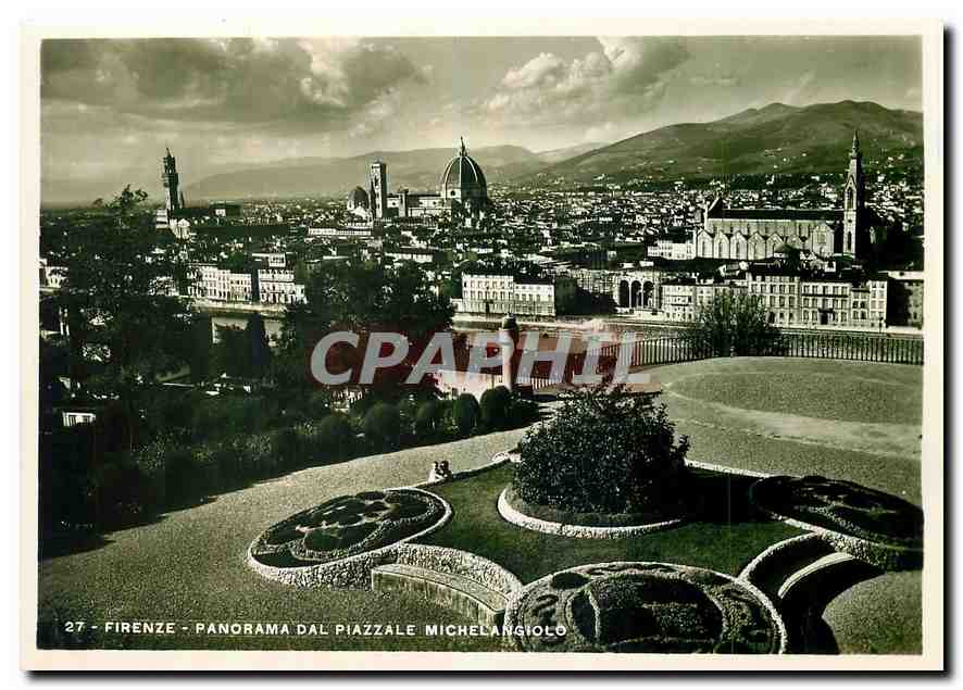 CPM Firenze Panorama dal Piazzale Michelangiolo 