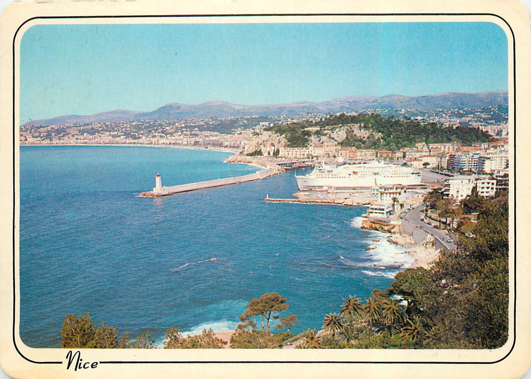 CPM La Cote d'Azur inoubliable Nice L'Esterel au depart pour la Corse 