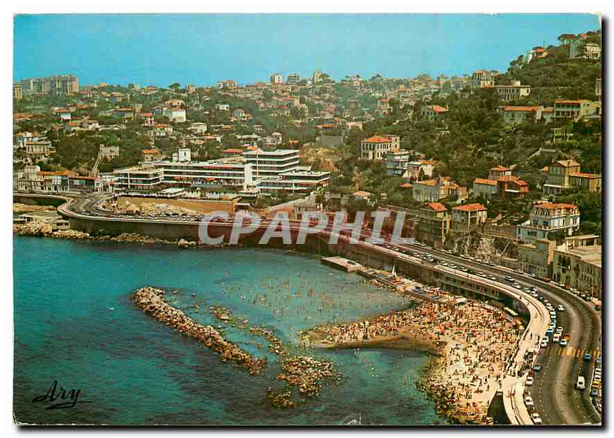 CPM Marseille La Plage du Prophete a l'heure du Bain 