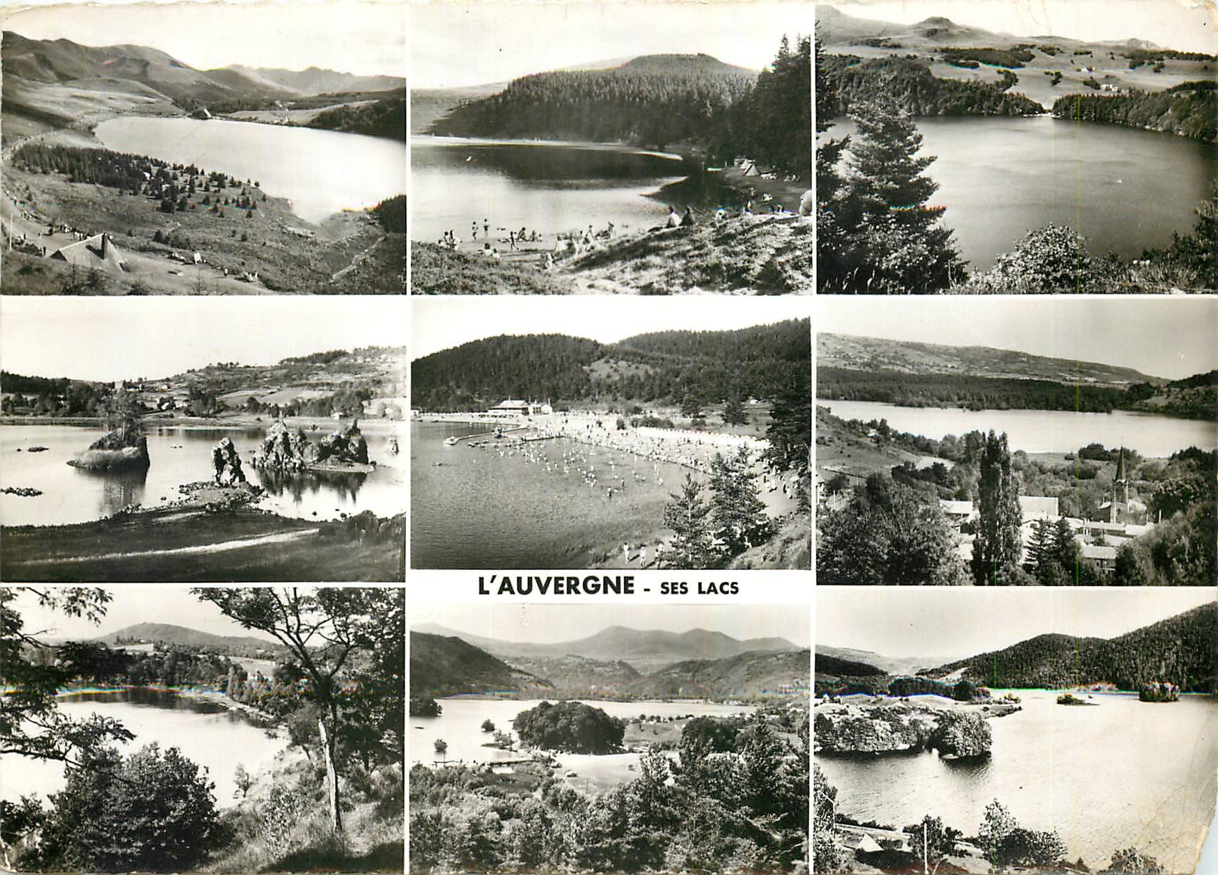 CPM Lacs d'Auvergne Lacs de Guery Serviere Pavin Lacs de la Cassiere Chambon Aydat Gour de Tazenat L
