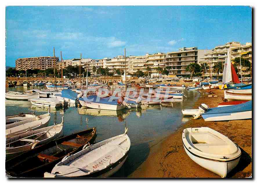 CPM Cannes La Plage et le Petit Port pres du Casino du Palm Beach 