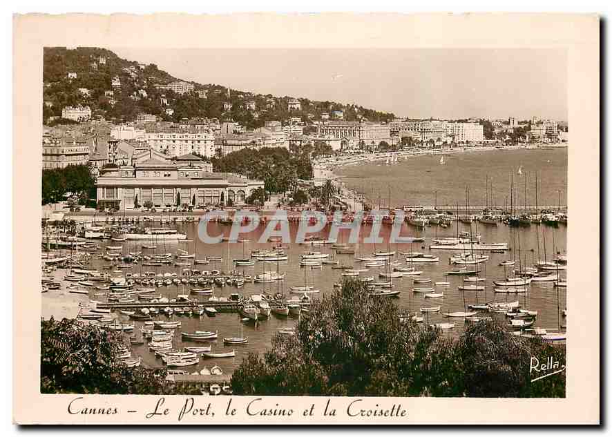 CPM Cannes le Port le Casino et la Croisette 
