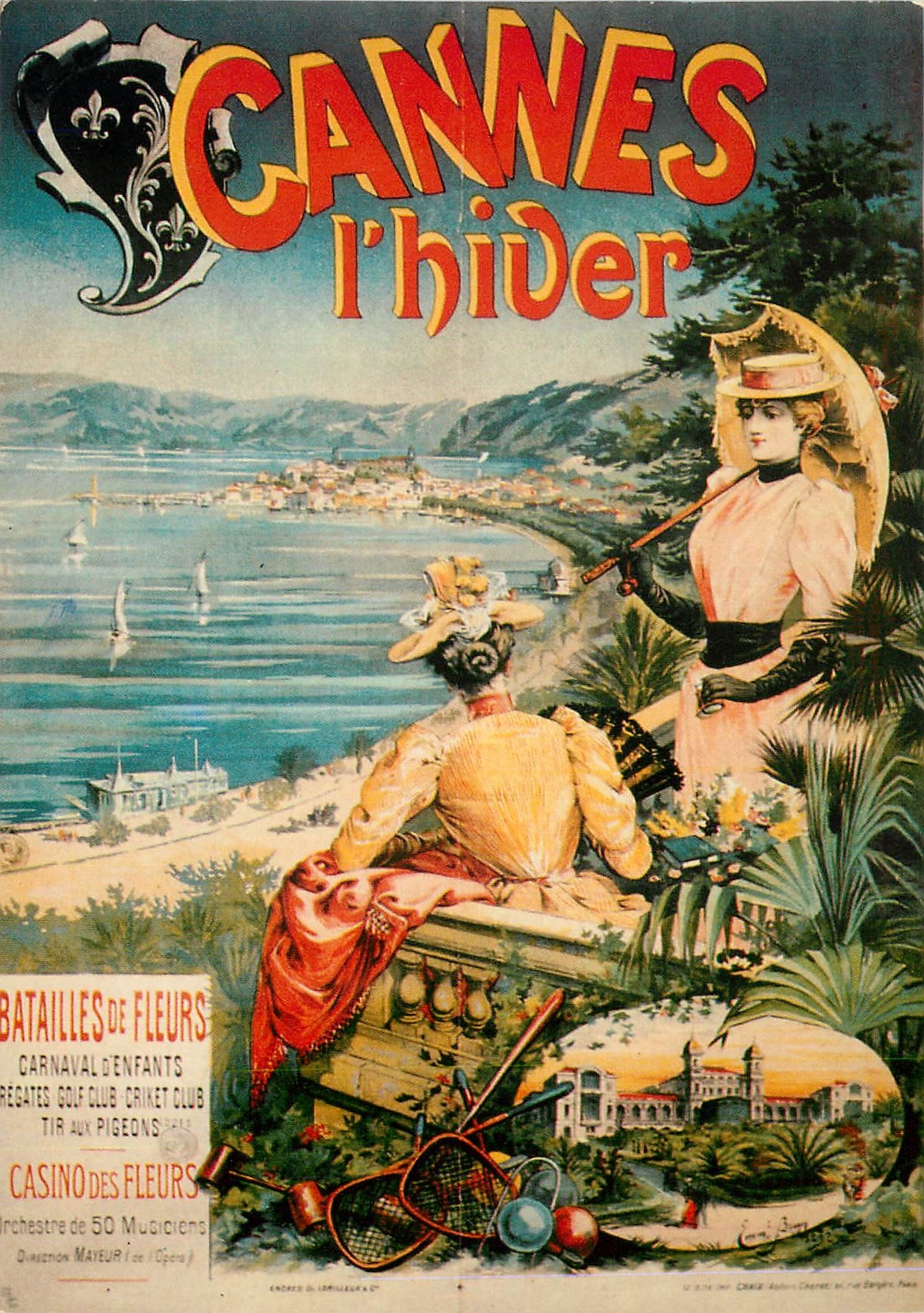 CPM Cannes l'Hiver 